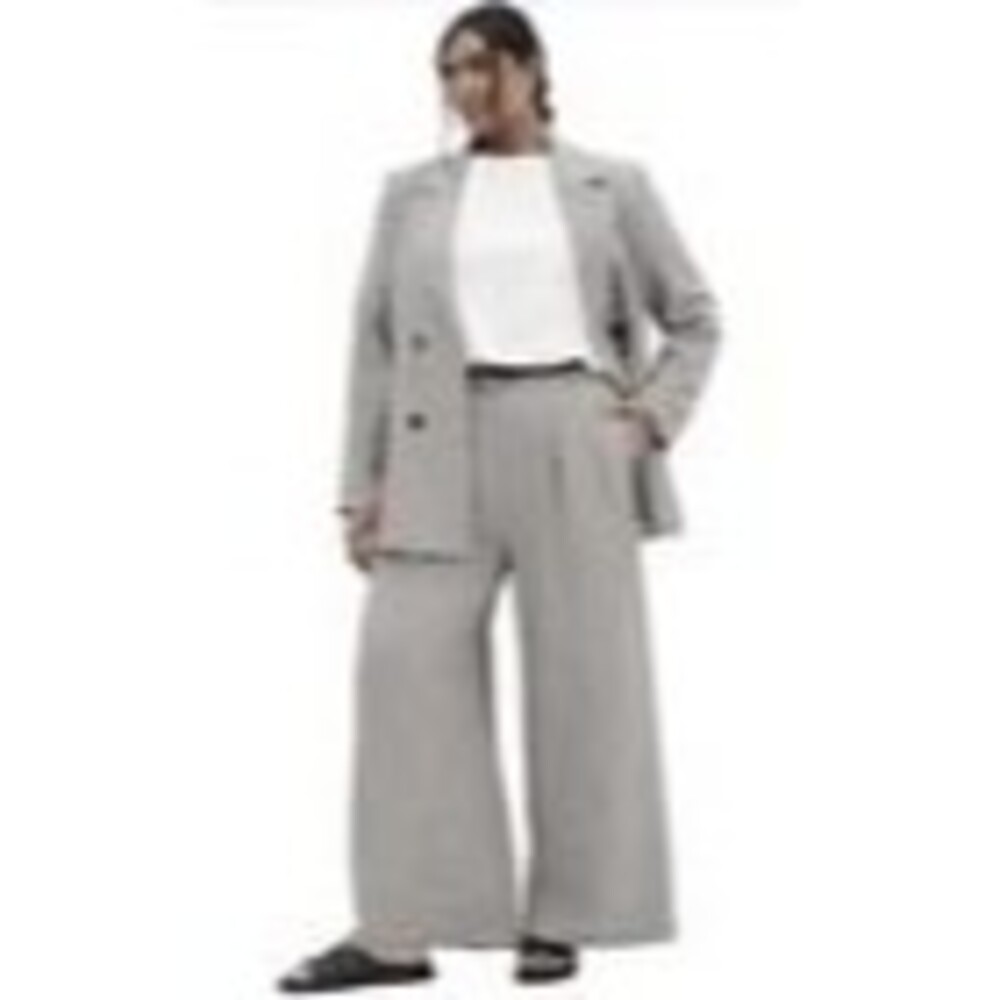 City Chic Women's Plus Size Pants - Hailey Check - Size 18